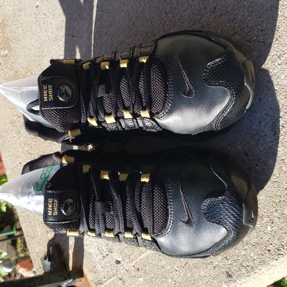🖤💛 Rare NIKE Shox NZ 8.5 womens black and gold 🖤💛 Pittsburgh - Picture 2 of 10